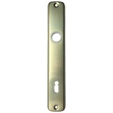 JKH Ajtócím 90mm normál kulcslyukas F2 eloxált (1 pár) (2 db)