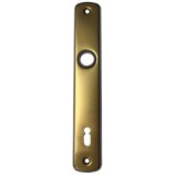 JKH Ajtócím 90mm normál kulcslyukas F4 eloxált (1 pár)