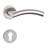 JKH Ajtókilincs rozettás Arco cilinderlyukas INOX