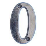 JKH Ajtószám nikkelezett "0"  5cm