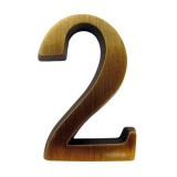 JKH Ajtószám öntapadós antik "2"  4,5cm
