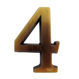 JKH Ajtószám öntapadós antik "4"  4,5cm