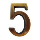 JKH Ajtószám öntapadós antik "5"  4,5cm