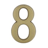 JKH Ajtószám öntapadós matt arany "8"  4,5cm