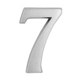 JKH Ajtószám öntapadós matt ezüst "7"  4,5cm