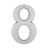 JKH Ajtószám öntapadós matt ezüst "8"  4,5cm