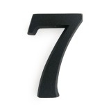 JKH Ajtószám öntapadós matt fekete "7"  4,5cm