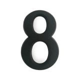 JKH Ajtószám öntapadós matt fekete "8"  4,5cm