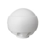 JKH Ajtóütköző gomb "golyó" fehér Wkret-met