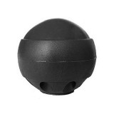 JKH Ajtóütköző gomb "golyó" fekete Wkret-met