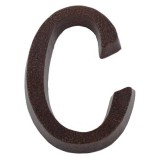 JKH Alumínium házszám "C" betű barna 11cm