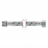 JKH Bekötőcső vízhez 3/8" KB   30 cm