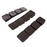 JKH Bútorék műanyag 15x60mm barna (4 db)