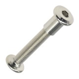 JKH Bútorösszehúzó csavar M6x40 nikkel (4 db)