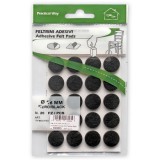 JKH Csúsztatófilc öntapadó d=16 fekete (20 db)