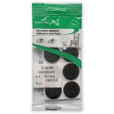 JKH Csúsztatófilc öntapadó d=28 fekete (6db)