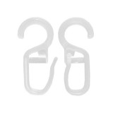 JKH Függönytartó horog műanyag nagy kampós (20 db-os)