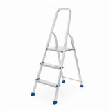 JKH Háztartási létra 2+1 fokos fellépővel (alu) 150kg