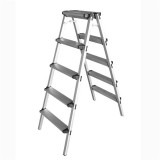 JKH Háztartási létra 2x5 fokos kétágú (alu)