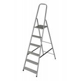 JKH Háztartási létra 5+1 fokos fellépővel (acél)