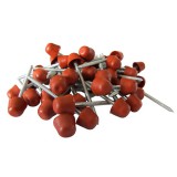 JKH Hullámlemezszeg 3,4x70 műanyag fejjel piros (50 db)