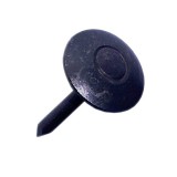 JKH Kárpitos díszszeg 15mm/8,5mm antikolt fekete (50 db)