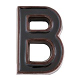JKH Kerámia házszám  "B" betű barna 12cm