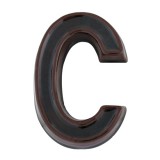 JKH Kerámia házszám  "C" betű barna 12cm