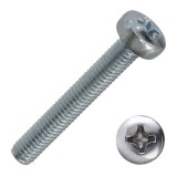 JKH Metrikus csavar D-fejű PH  M4x40 horganyzott (10 db)