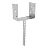 JKH Oszloptalp "U"  betonozható  121 x 60 x 100 / 4 mm (szár 200mm) horganyzott