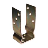 JKH Oszloptalp "U" lecsavarozható rogyasztott  150 x 60 x 150 / 5 mm sárga horgany