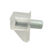 JKH Polctartó dugós+támasz d=5 áttetsző (10 db)