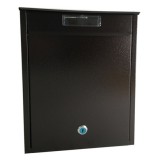 JKH Postaláda álló BAKONY (26x35cm) barna, névtartóval