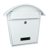 JKH Postaláda álló ívelt (36x37cm) fehér, névtartóval