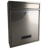 JKH Postaláda álló OPTIMA (26x35cm) INOX, névtartóval