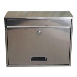 JKH Postaláda fekvő OPTIMA (36x31cm) INOX, névtartóval