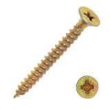 JKH Pozdorjacsavar süllyesztett fejű   PZ 5,0x 40 sárga horgany (30 db)