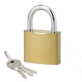 JKH Rézlakat 40mm  3 kulcs