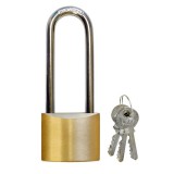 JKH Rézlakat 40mm  hosszú kengyelű (erős)  3 kulcs