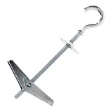 JKH Rugós billenőhorog gipszkartonhoz M4 x 75 kampóval