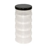 JKH Tároló + tető 5 tégelyes műanyag