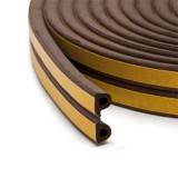 JKH Tömítőprofil öntapadós EPDM   6m "P" barna