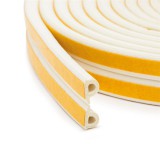 JKH Tömítőprofil öntapadós EPDM   6m "P" fehér