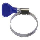 JKH Tömlőbilincs  10-16/9 mm W2 rozsdamentes műanyag füllel (4 db)