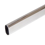 JKH Vállfatartó rúd 15x30 mm 150 cm ovális króm