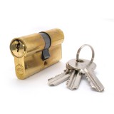 JKH Zárbetét 30/50mm 3 kulcs réz