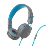 JLAB Studio Wired On Ear mikrofonos fejhallgató szürke-kék (IEUHASTUDIORGRYBLU) (IEUHASTUDIORGRYBLU) - Fejhallgató
