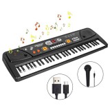 JM 61 Billentyűs Elektromos Játék Szintetizátor Mikrofonnal És Varázslatos Dallamokkal