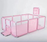 JM Baba Biztonsági Játszókerítés / Járóka Gyerekeknek Brutt 182x122 rózsaszín