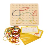 JM Fa Geotábla Kreatív Oktatasi Játék 17.5*13.5cm